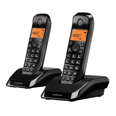 Motorola S1202 Telefono Dect Duo Negro